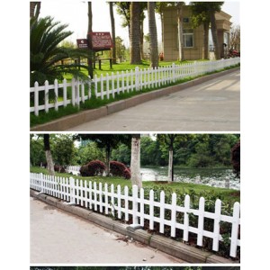pvc草坪护栏户外栅栏围栏花园围墙塑钢护栏庭院