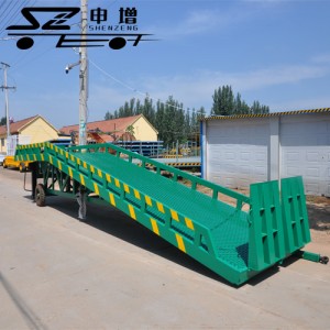 8吨登车桥 移动式登车桥 叉车装卸货平台货柜 高度可调节